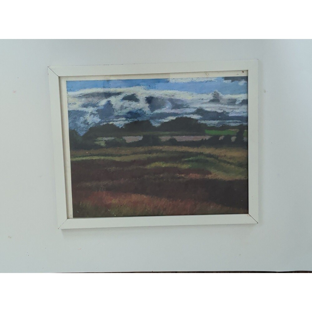 Sharon Burns Knutson Original Landscape Pastel Artwork Framed Iowa Artist